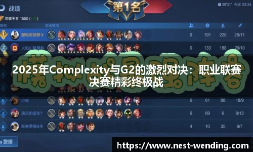 2025年Complexity与G2的激烈对决：职业联赛决赛精彩终极战