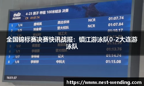 全国锦标赛决赛快讯战报：镇江游泳队0-2大连游泳队